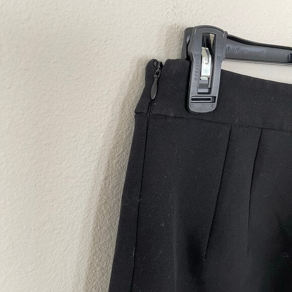 ST. JOHN Black Ankle Zip Trouser Pants (Size 4) - Picture 6 of 9